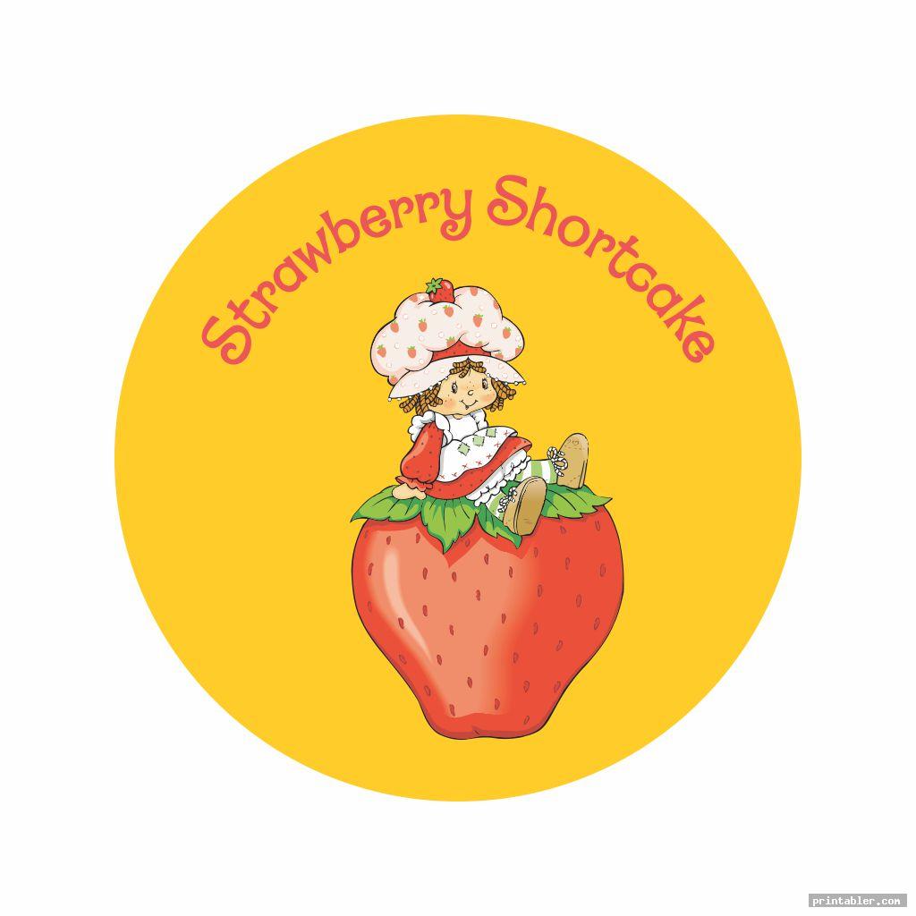 Strawberry Shortcake Labels Printable