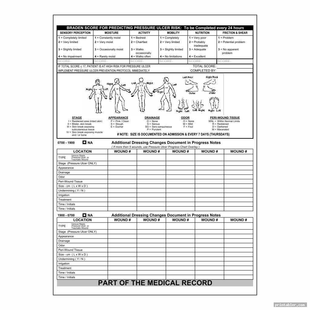 Med Surg Report Sheet Templates Printable