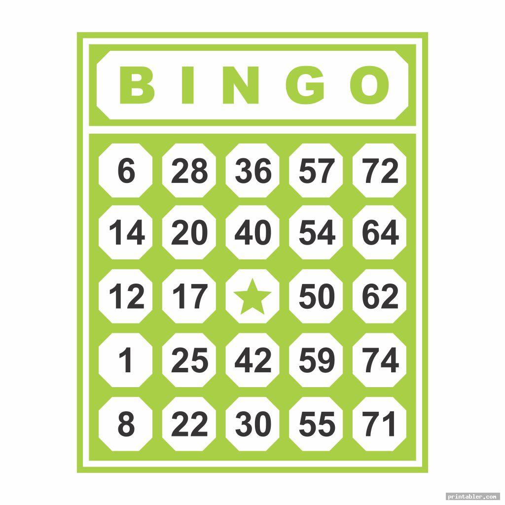 printable bingo call sheet