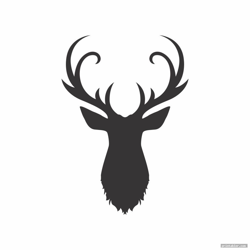 deer pumpkin pattern printable image free