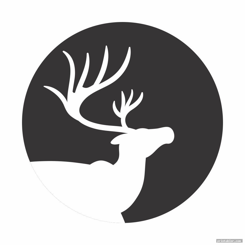 deer pumpkin pattern printable template for use