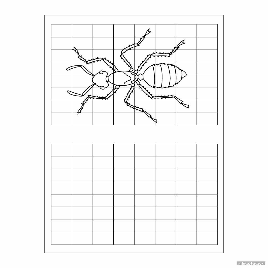 grid art worksheets printable image free
