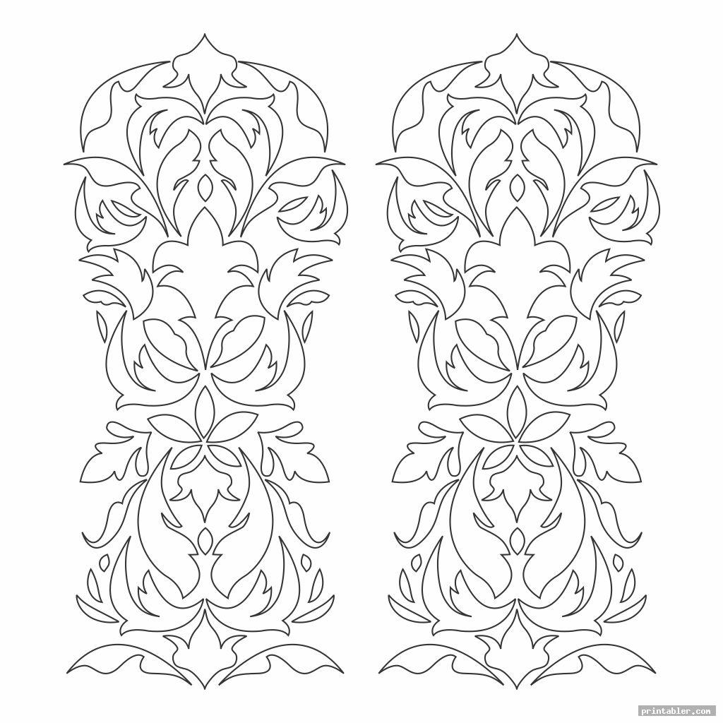 leather tooling patterns printable image free