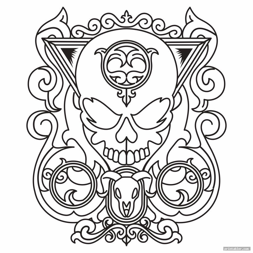 Printable Skull Leather Tooling Patterns Printable World Holiday