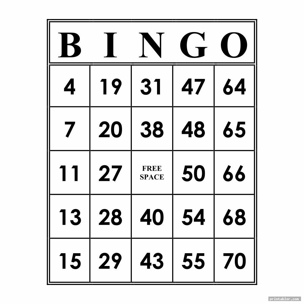 Free Bingo Printable Sheets Printable Templates