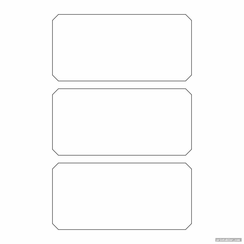 Rectangle Template Printable