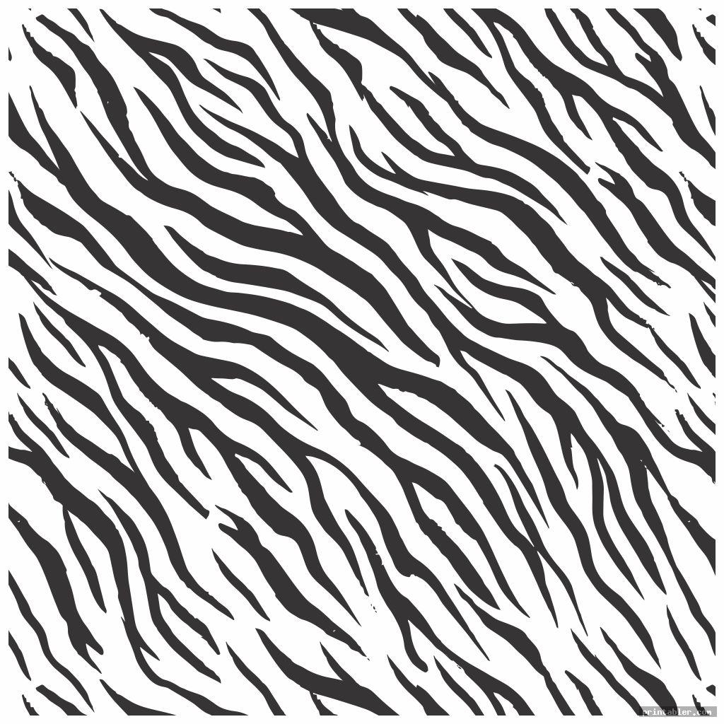 simple tiger stripe camo stencil printable
