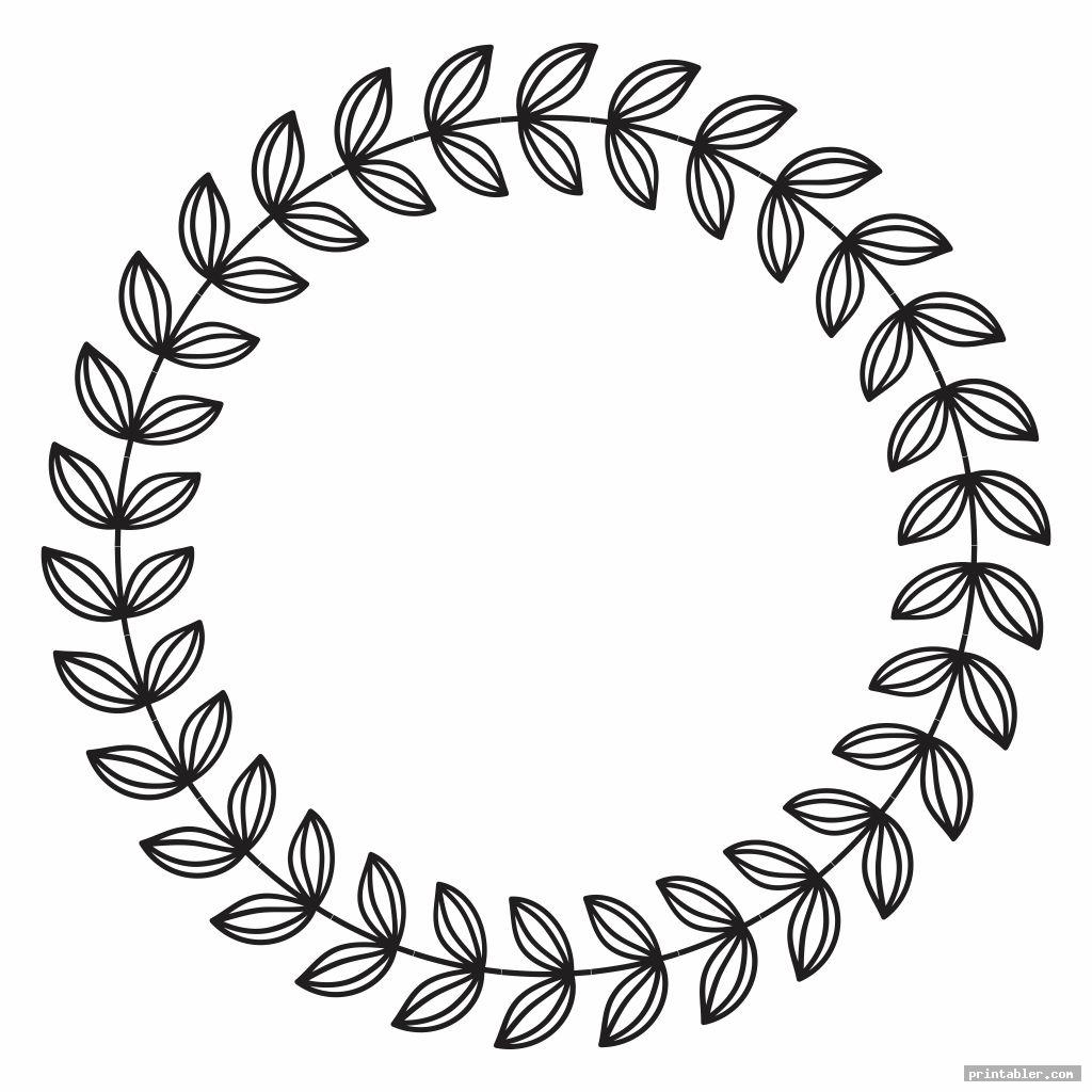 simple wreath patterns printable