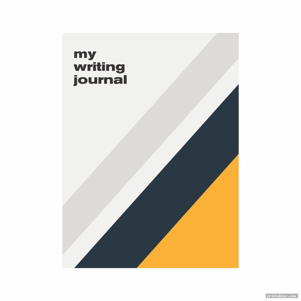 Writing Journal Cover Printable