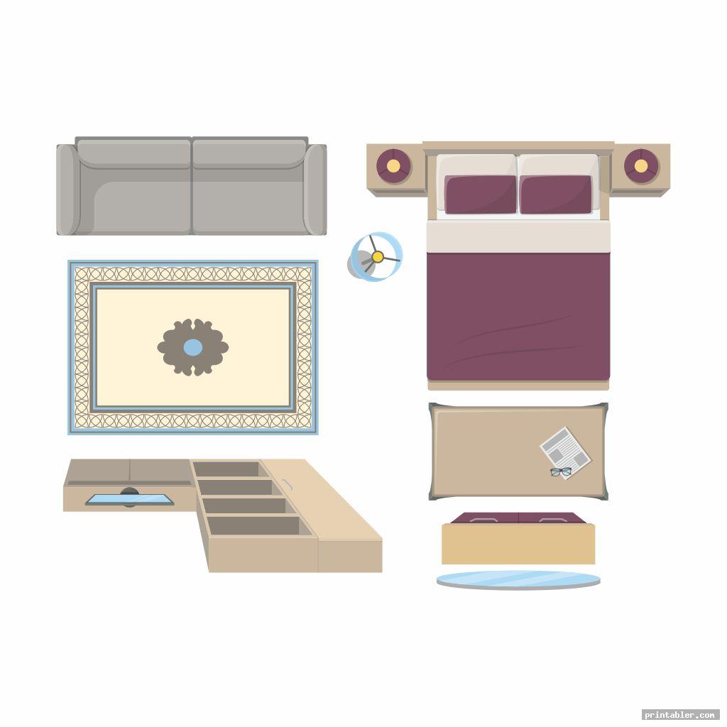 Furniture Templates Printable Gridgit